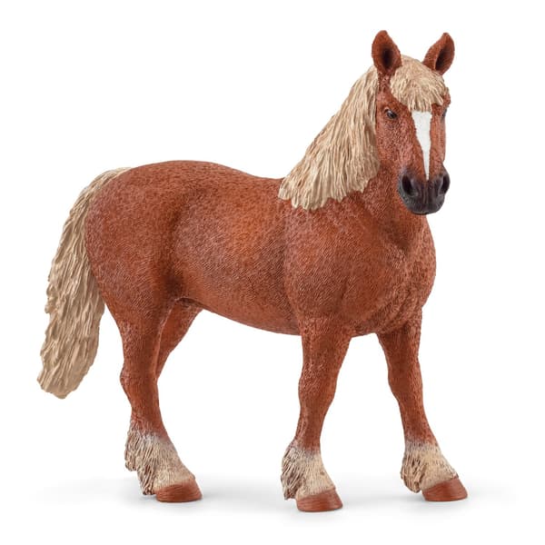 Belgisk draghästfigur för gårdslek och samlande