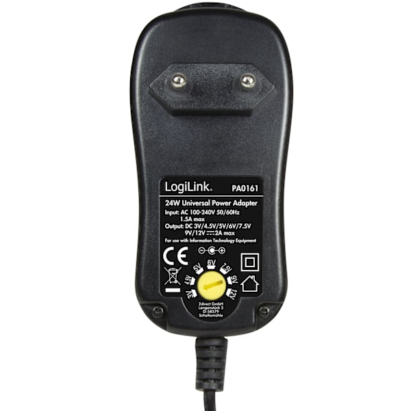 Netadapter 230V-> 3-12V 2A 24W