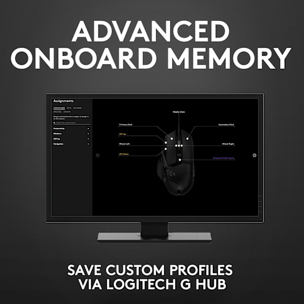 Logitech G502 HERO - gaming mus
