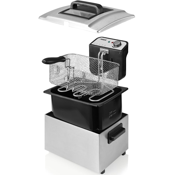 Frituregryde 5l Maxi 184090 3270W Rustfrit stål Emaljeret kar