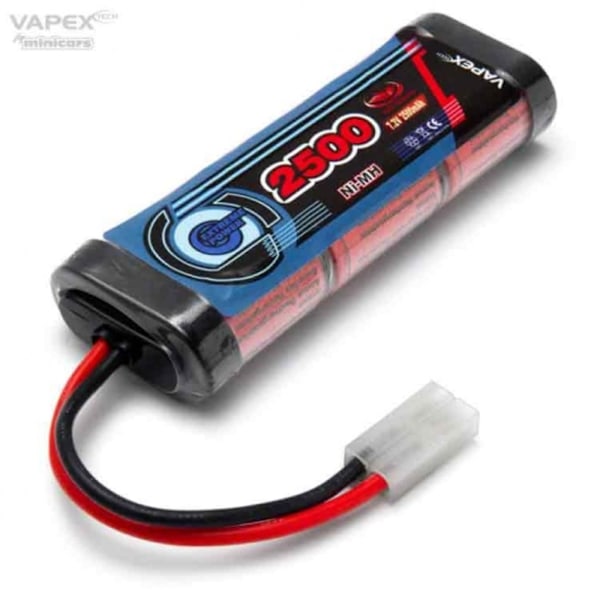 NiMH 7,2v 2500mAh Tamiya-kontakt