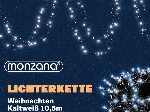 Siniset LED-valoketjut, 160 LEDiä, 105 m, ajastintoiminto
