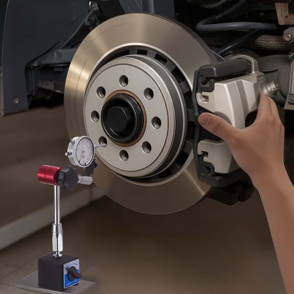 Mätklocka med magnetisk bas, 0,03 mm, 0-25,4 mm