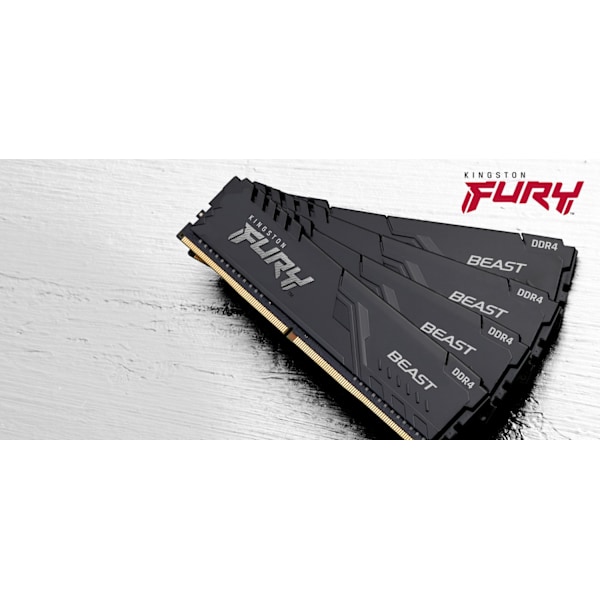 Kingston FURY Beast DDR4 3600 MHz CL18 32 GB - hukommelsesmodulsæt