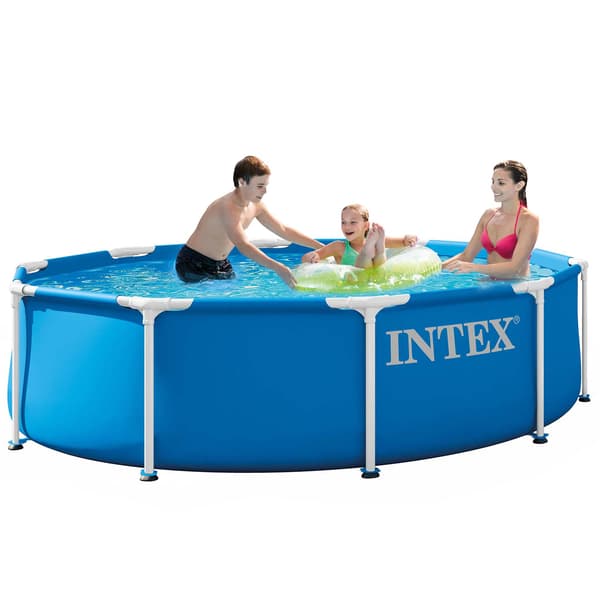 Trädgårdspool med ram 305 x 76 cm 10 i 1 INTEX 28202ND