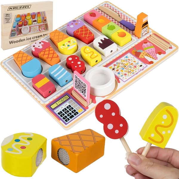 Isbutik i træ Kruzzel 22494