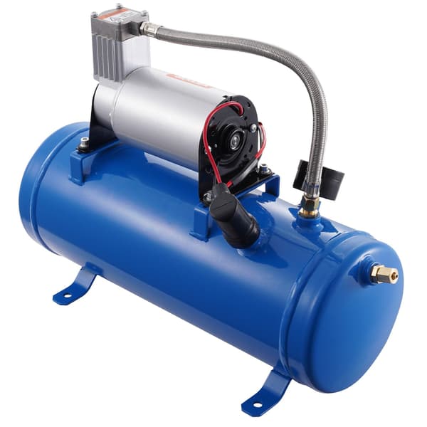 12V luftkompressorsats med 6L tank, 120 PSI
