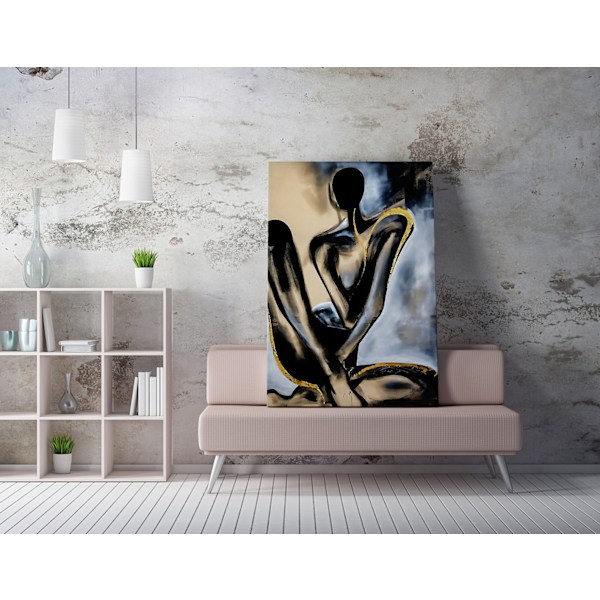 Dekorativt lærredsmaling WY210 (50 x 70)