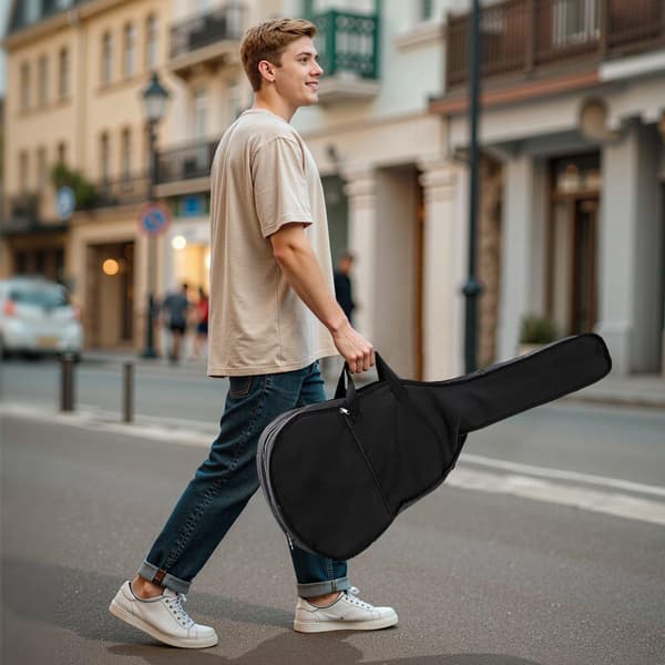 41-tums Dreadnought akustisk gitarrpaket, gigbag, Sunburst