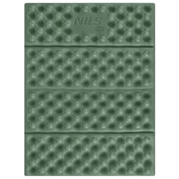 Camping siddemåtte, aluminiumsbagside, 40 cm, grøn