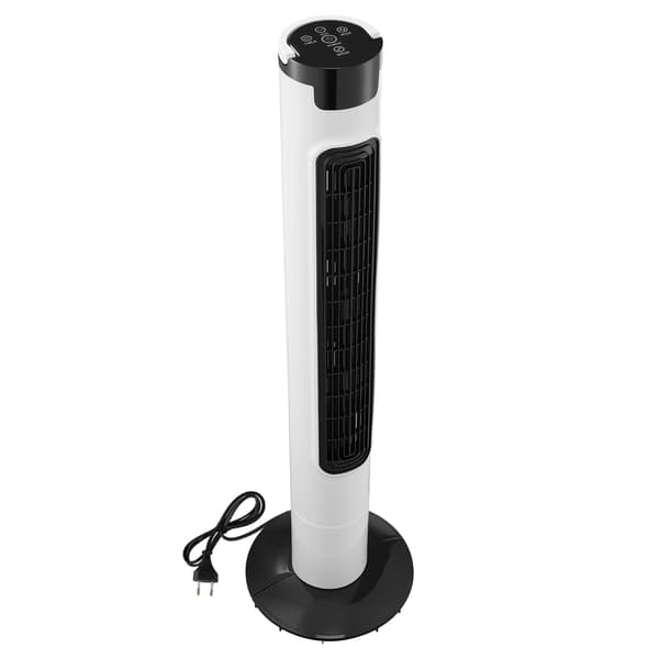 Tårnventilator, 50 oscillationer, fjernbetjening, 7,5 timer
