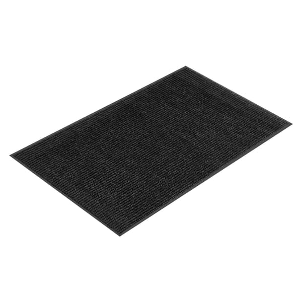 Kommerciel entrémåtte 3 x 1 m, PVC-bagside, grå