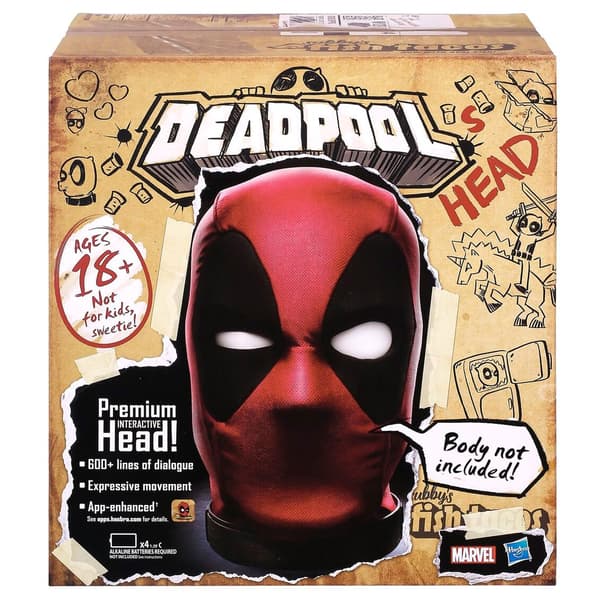 Interaktivt elektronisk Deadpool Head-legetøj til Marvel Legends