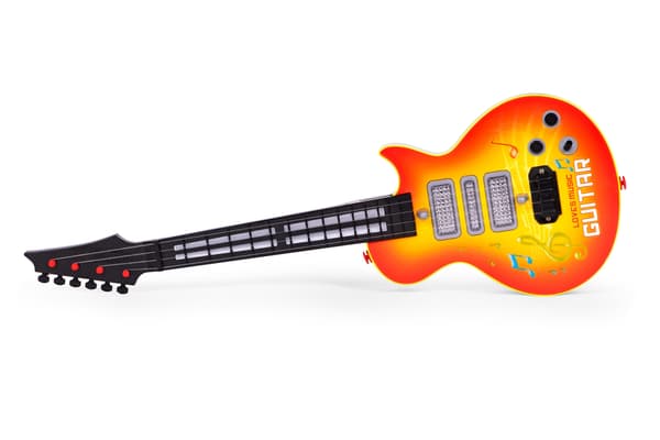 Børnerockguitar med infrarødt læringssystem