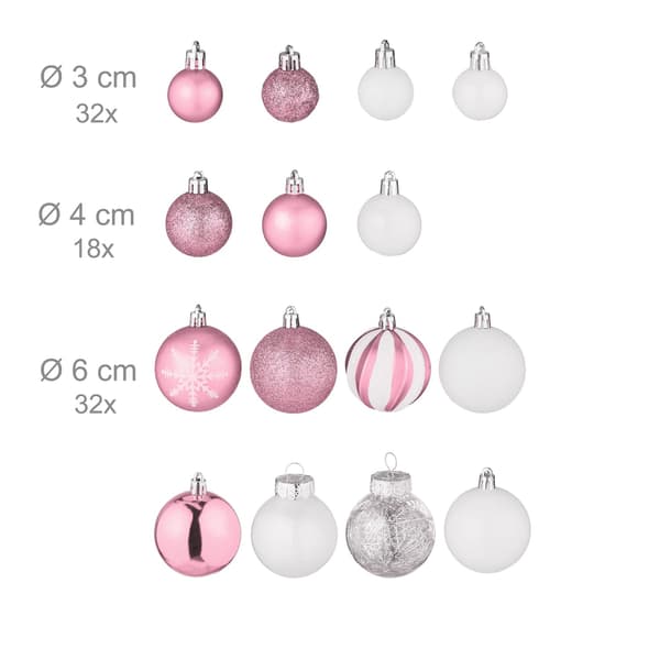 Julekugler, 101 dele – Plastikkugler