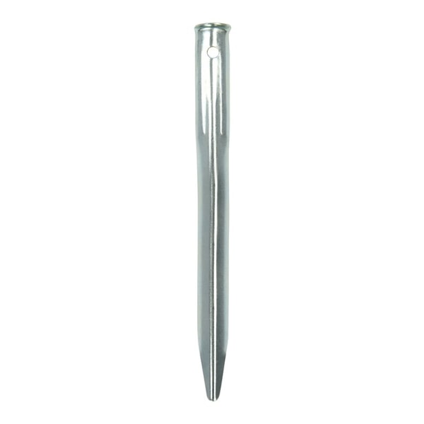 Tältpinne 22cm metall halvrund