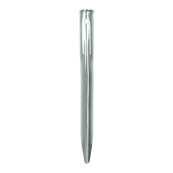 Telttatappi 22cm metallinen puolipyöreä