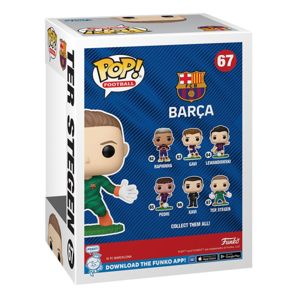 EFL POP! Fotboll Vinylfigur Barcelona - Ter Stegen 9 cm