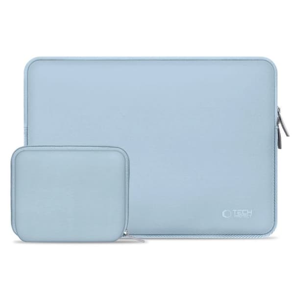Tech-Protect Neoslim laptopfodral 13-14" med tillbehörsficka - Blå