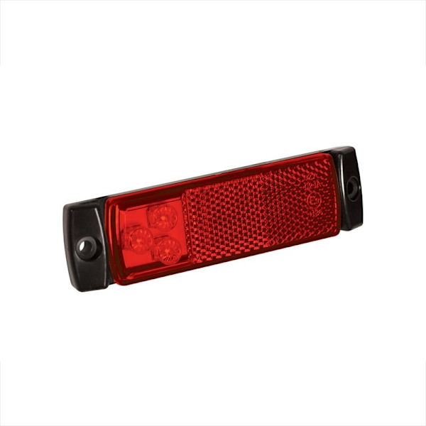 Takavalot 12/24V punainen 126x30mm LED