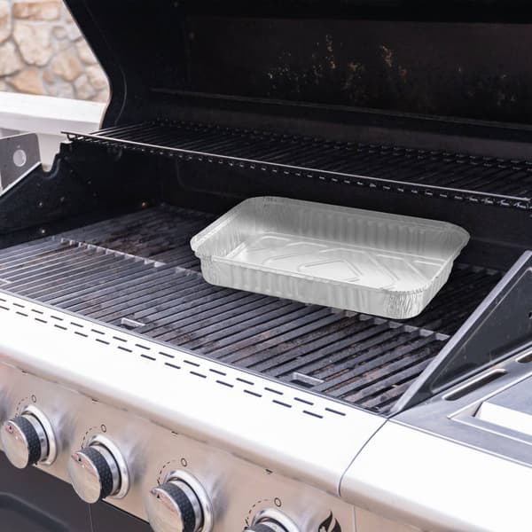 Aluminium grillbakke, sæt med 25 stk