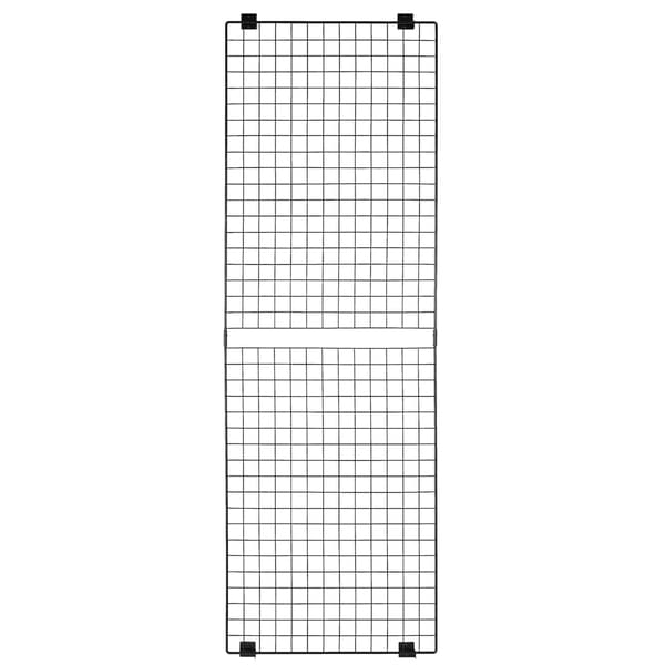 Väggpaneler, 3-pack 24 x 72 tum kolstål, svarta