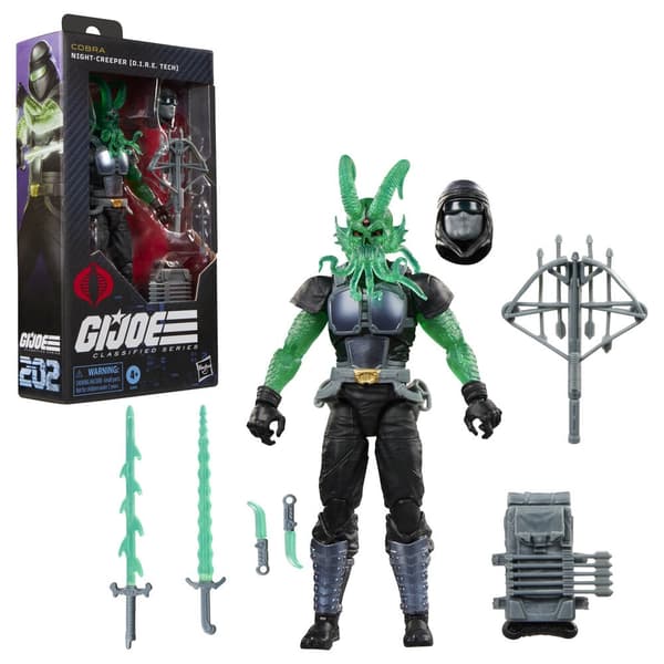 G.I. Joe Cobra Night Creeper -hahmo, 15 cm, nivelletty