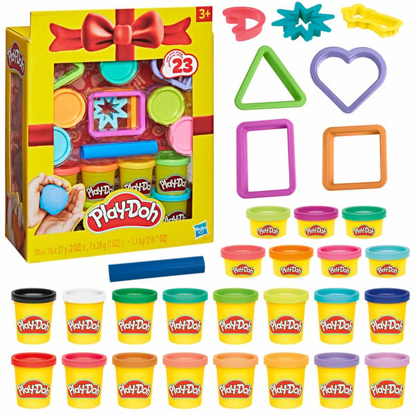 Play-Doh presentset med 23 burkar och 8 tillbehör