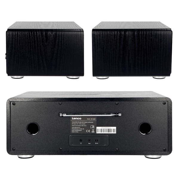 Internet / DAB+ / FM-radio CD-soittimella ja Bluetooth® Blackilla