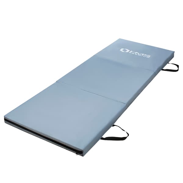 Sammenfoldelig Gymnastikmåtte, 1800x600mm, Grå