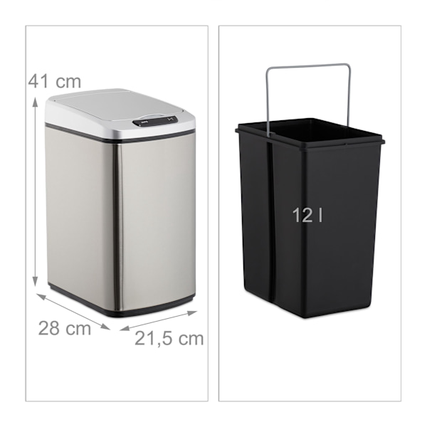 Sensor affaldsbeholder 12 l