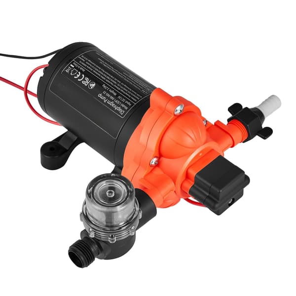 12V membranvandpumpe til campingvogn, 4 GPM, 40 PSI, automatisk afbryder