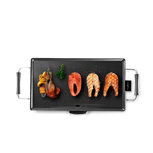 Teppanyaki Bordsgrill | Bakytan (l x b): 47.5 x 26.5 cm | 5 Värmeinställningar