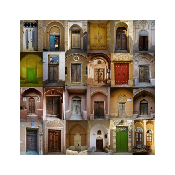 Iranian Doors - 50x70 cm