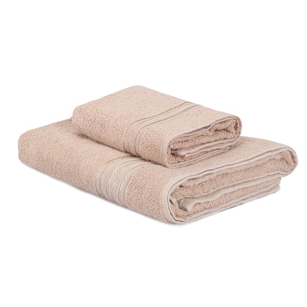 Handduksset (2 delar) Dora - Cappuccino