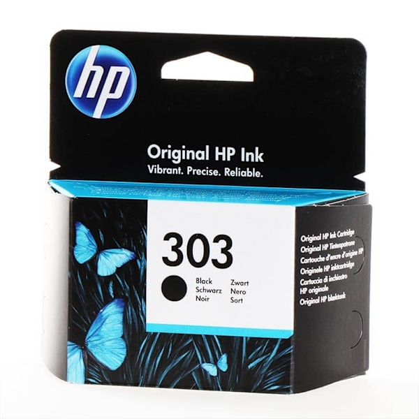 HP blæk T6N02AE 303 sort