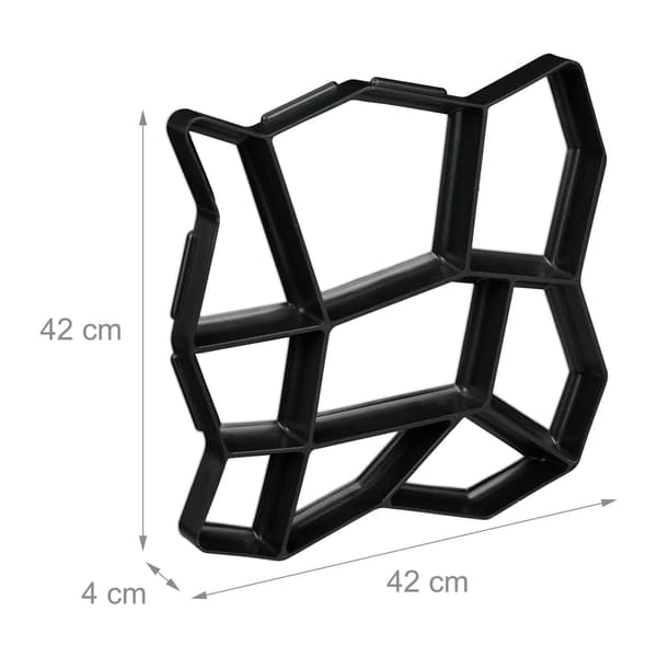 Gipsform 9 kamre 42 x 42 cm
