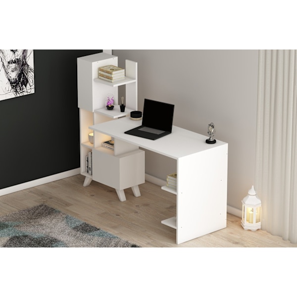 Studiebord Alis - Hvid