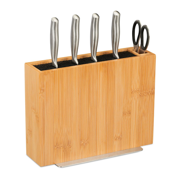 Omonterat knivblock i bambu