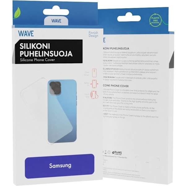 Wave silikonecover, Samsung Galaxy A52 / A52 5G / A52s, gennemsigtig