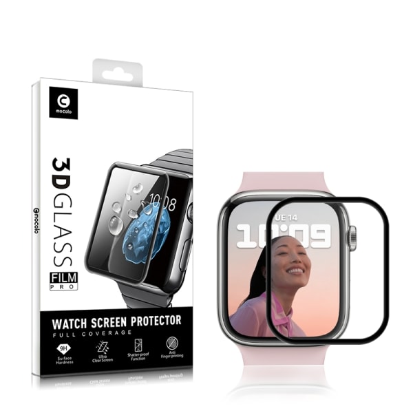 Mocolo 3D Glass Full Glue - Skyddsglas för Apple Watch 7/8 skärm