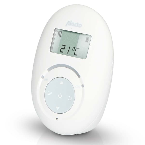 Eco DECT babyalarm, hvid/blå, krystalklar lyd