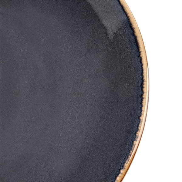 Keramisk tallrik, grå, 27 cm, diskmaskinssäker