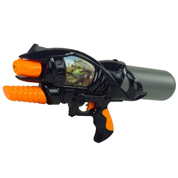 Black & Gray Dinosaur Water Gun - 1100 ml eeppisiin taisteluihin