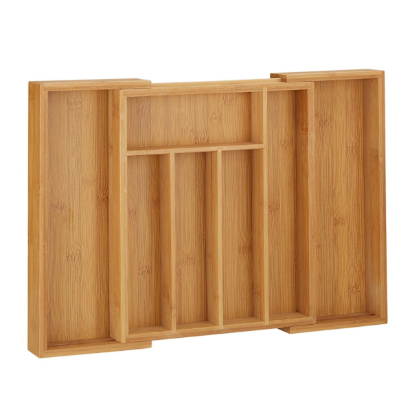 Besticklåda bambu 48 cm utdragbar