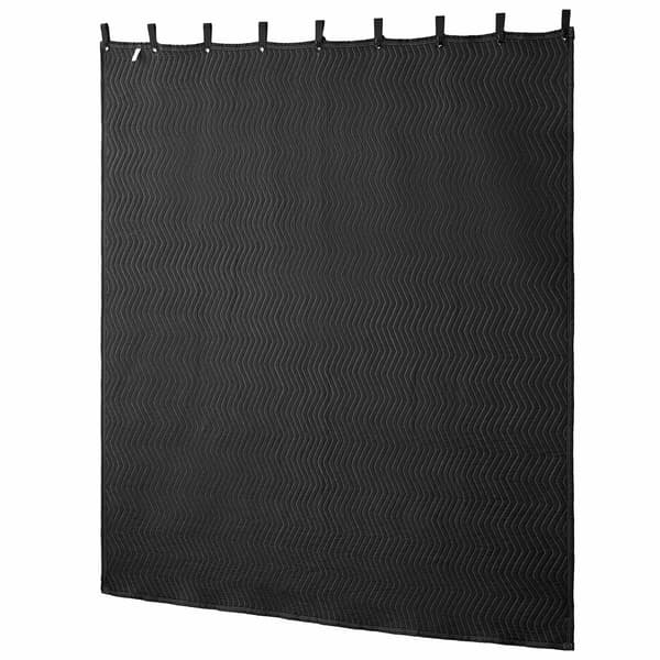 2-pak lyddæmpende tæpper, 96 x 80 tommer, med maljer