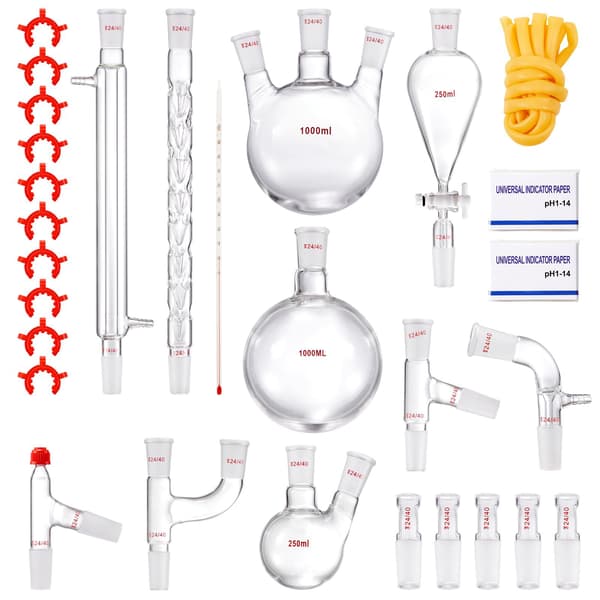 Laboratoriotilastuspakkaus, 24/40 jointtia, 1000 ml, 29 osaa
