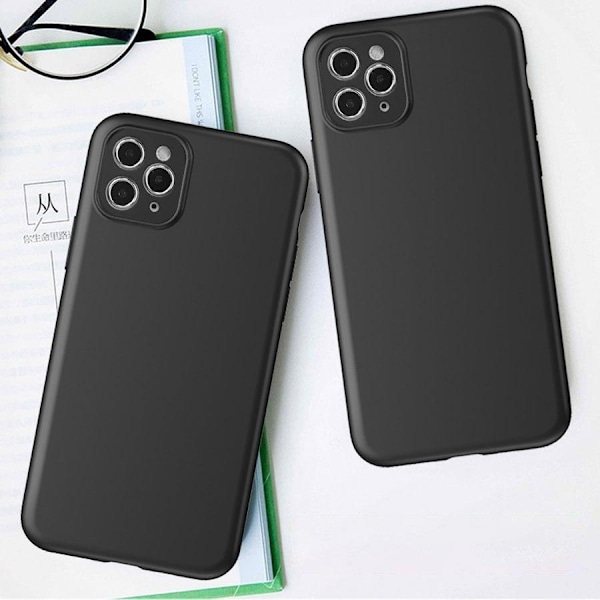 Ohut silikoninen suojakuori Xiaomi Redmi Note 12 Soft Case mustalle