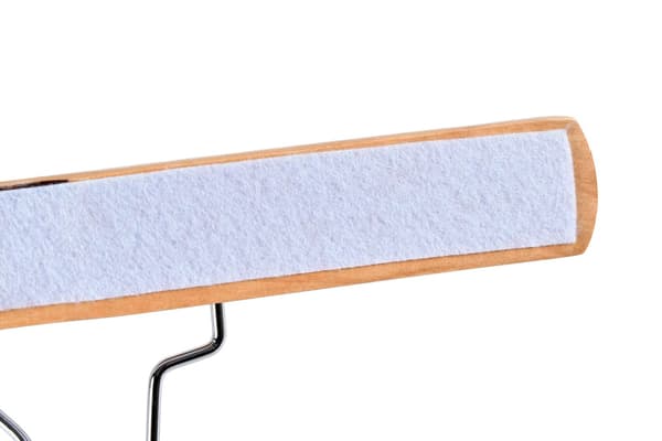 Byxhängare i trä med klämmor, 10-pack