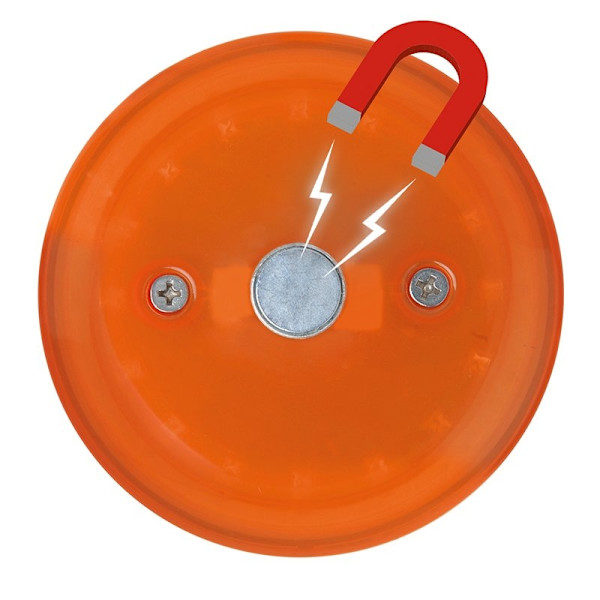 Advarselsskive 16+8LED orange